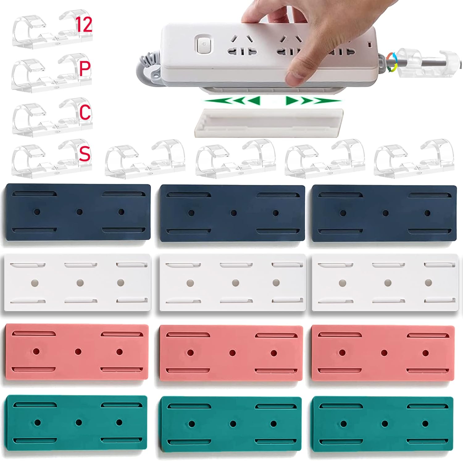 Power Strip Holder (12 Pcs)