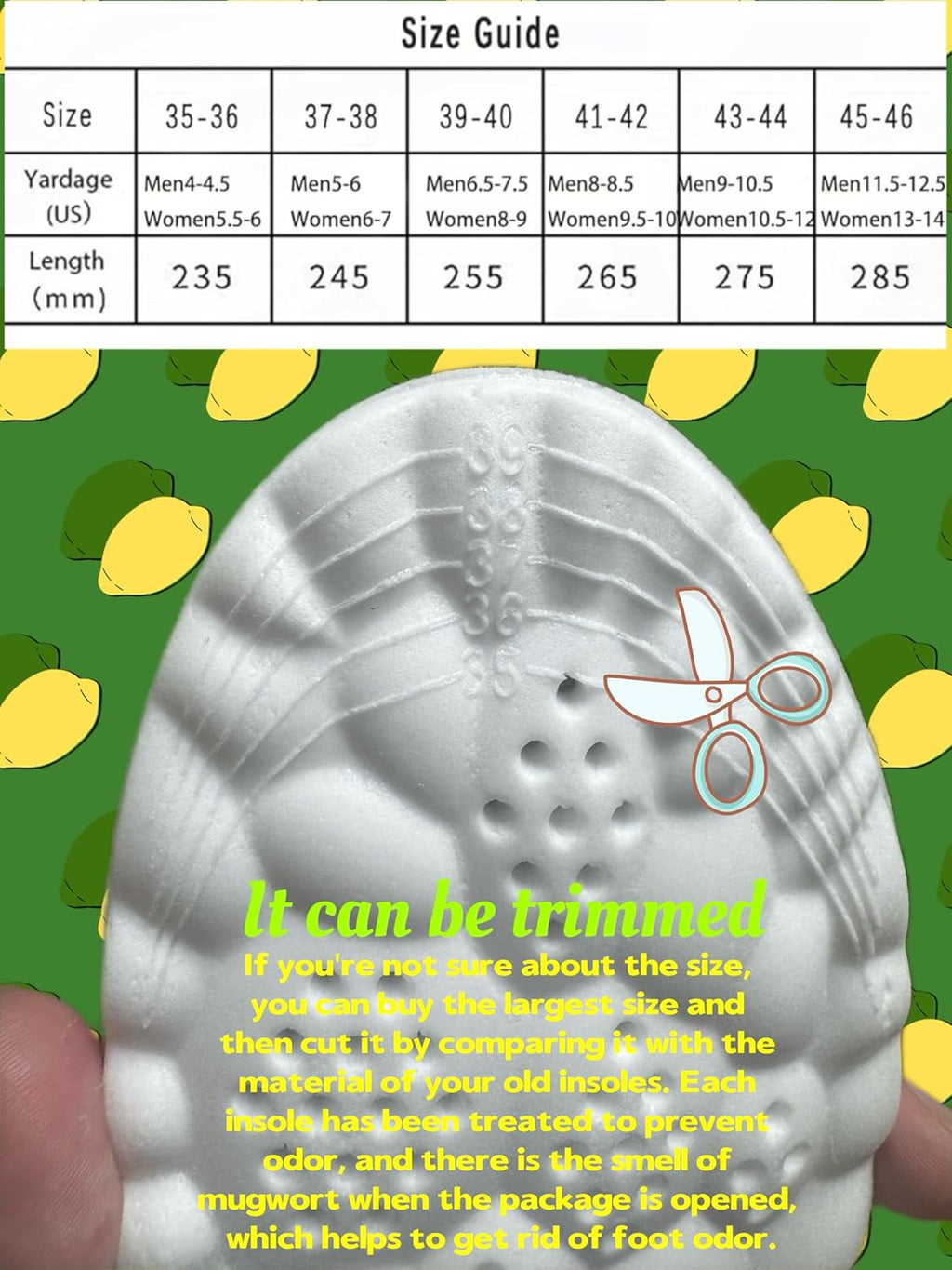 3D U-Shaped Foot Insole