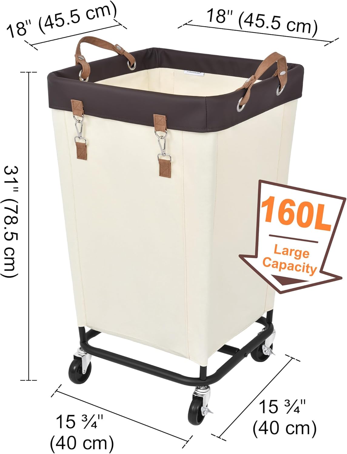 Rolling Laundry Hamper