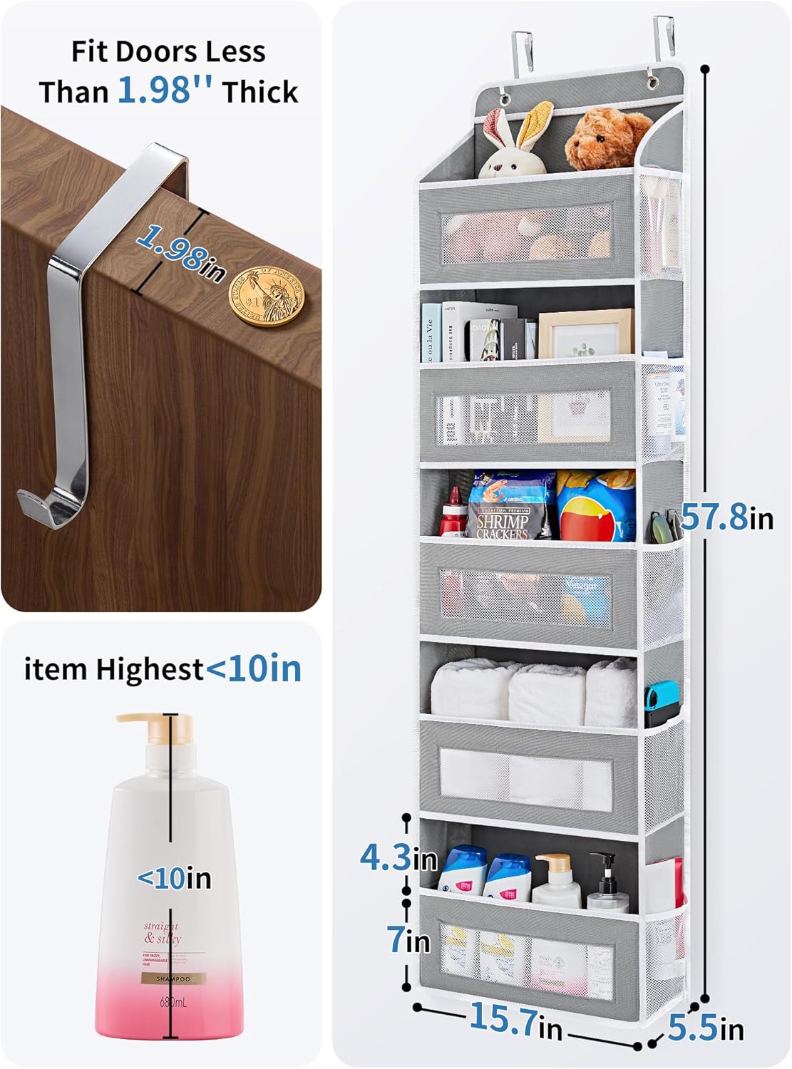 Over The Door Organizer Storage
