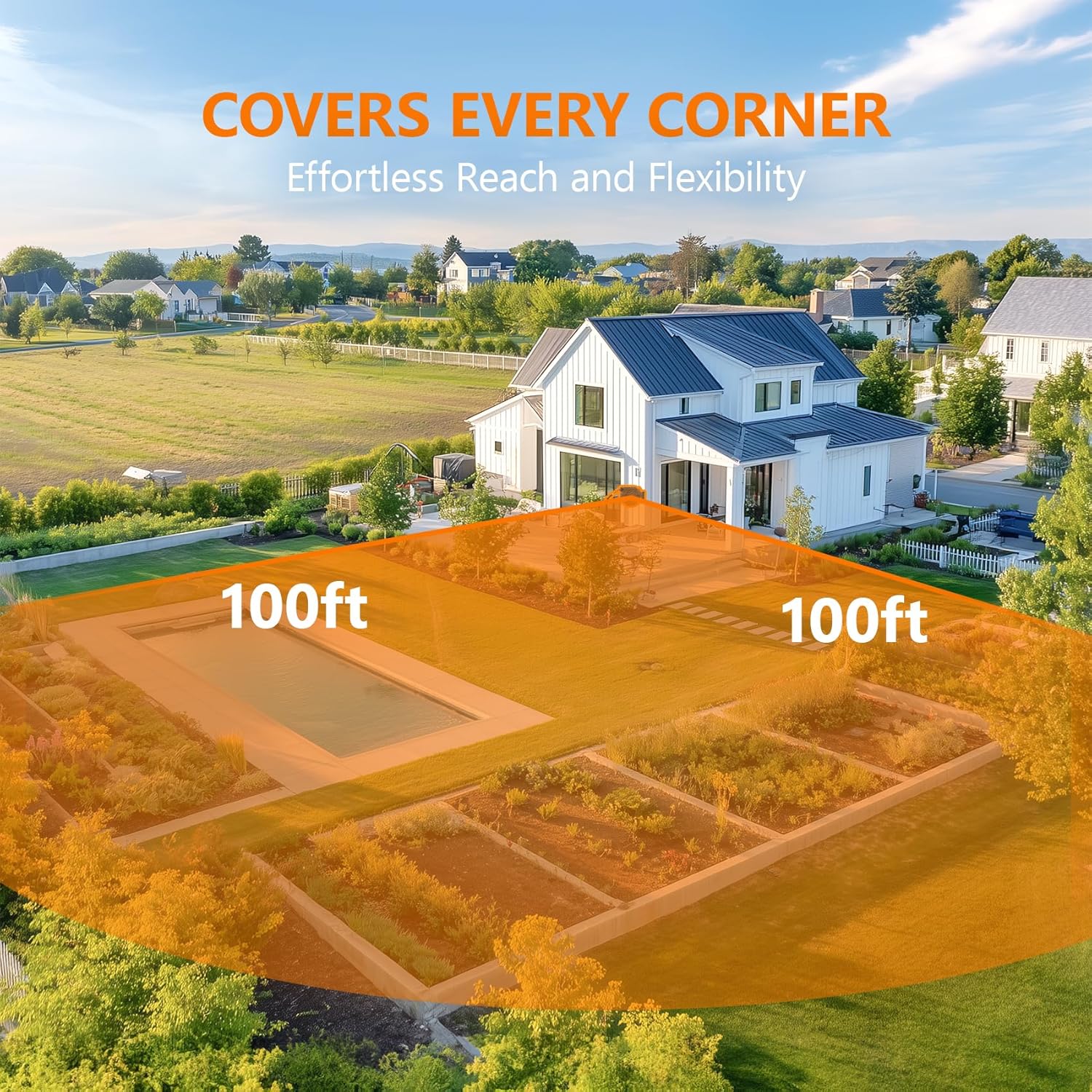 Retractable Garden Hose Reel (1/2 in x 100 ft)