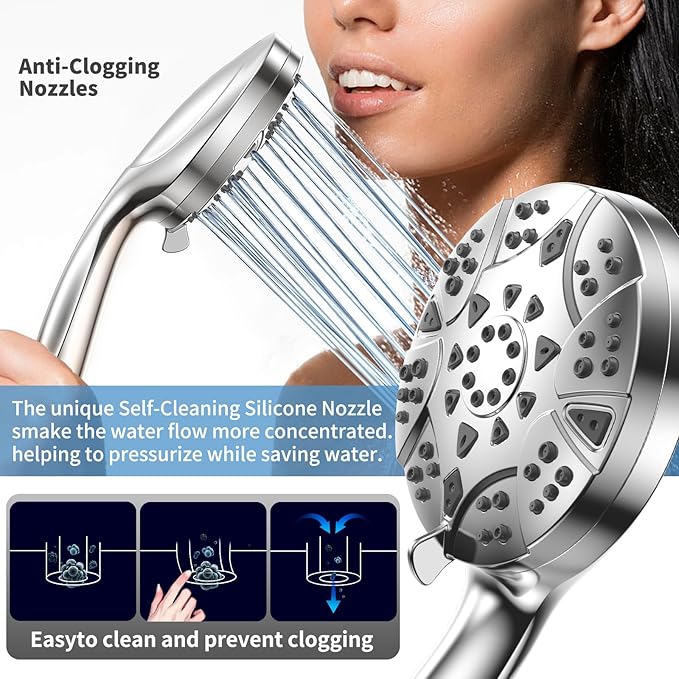 8-mode Handheld Shower Head