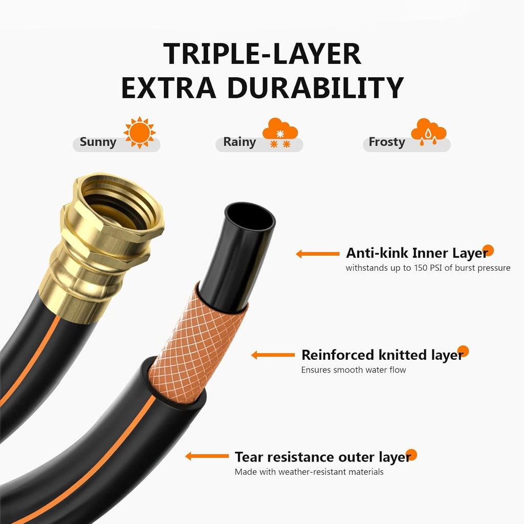 Retractable Garden Hose Reel (1/2 in x 100 ft)