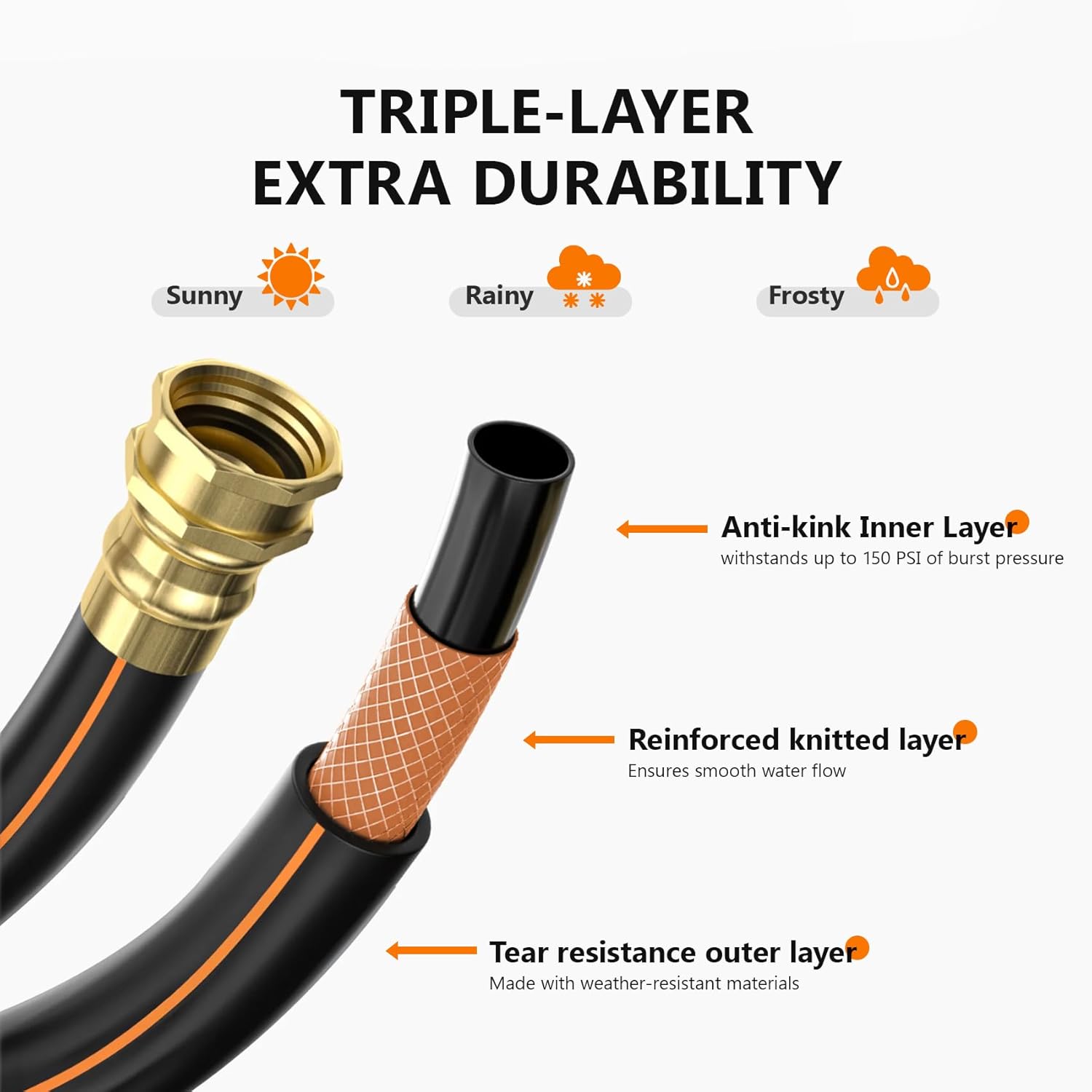 Retractable Garden Hose Reel (1/2 in x 100 ft)